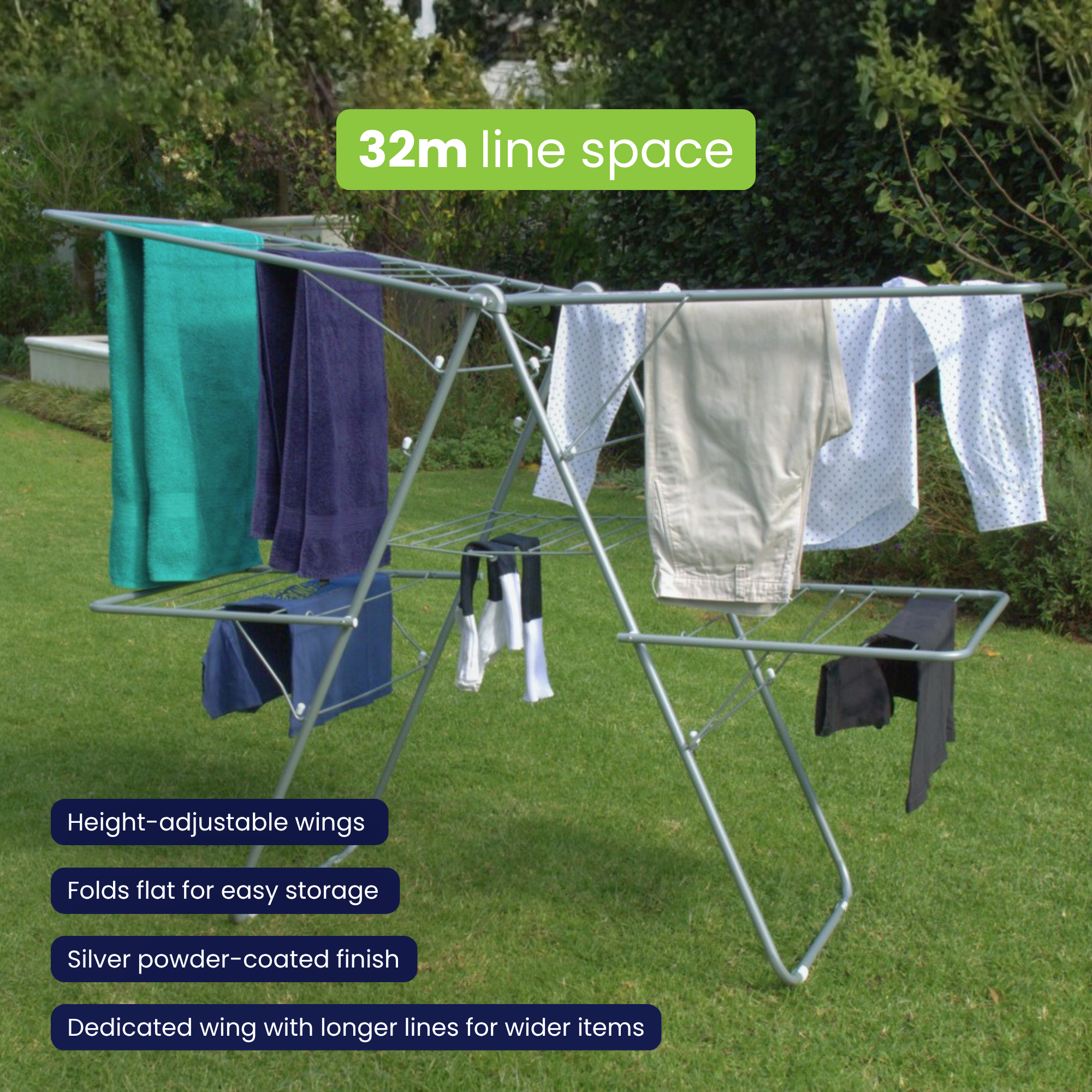 Extra-Large Clothes Drying Rack - Image 3